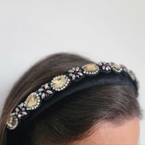 Black Headband With Decorations